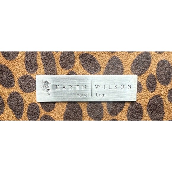 Karen Wilson Handbag Animal Print Excellent Condition MSRP $240 Urban Safari - Picture 13 of 15